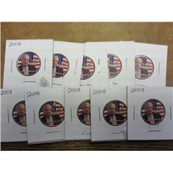 10-2008 John McCain Colorized Arizona Quarters