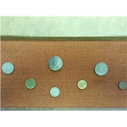 Framed German Coin Set