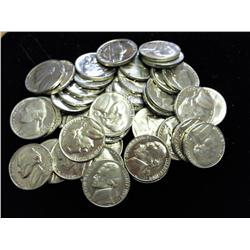 Roll Of 41 1969-P Jefferson Nickels (UNC)