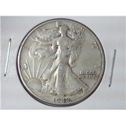 1942 Walking Liberty Half Dollar