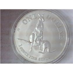 1996 Austarlia $1 Kangaroo Silver Coin
