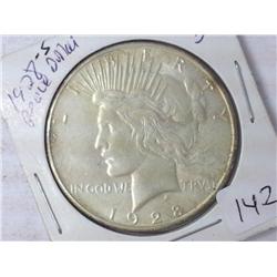1928-S Peace Silver Dollar