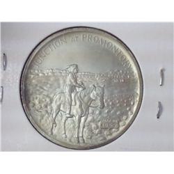 Transcontinental Railroad 1/2+ Oz Silver Token UNC
