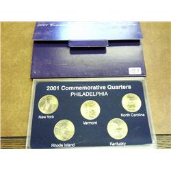 2001-P Commemorative Quarter Set (UNC)