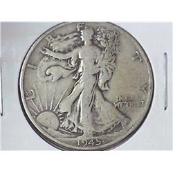1945-S Walking Liberty Half Dollar