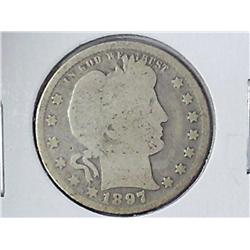 1897 Barber Quarter