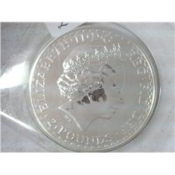 2003 Great Britain Britannia 2 Pound Proof Silver
