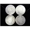 Image 1 : 4 Assorted Barber Quarters