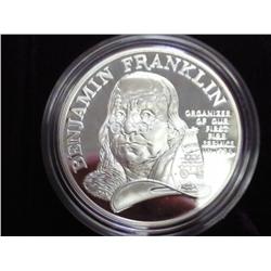Silver Benjamin Franklin Round