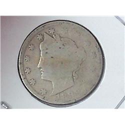 1888 Liberty "V" Nickel (Semi-Key)