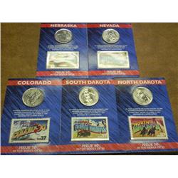 2006 US Mint/USPS State Quarters Coin & Stamp Sets