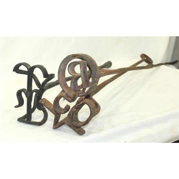 Grouping of Branding Irons