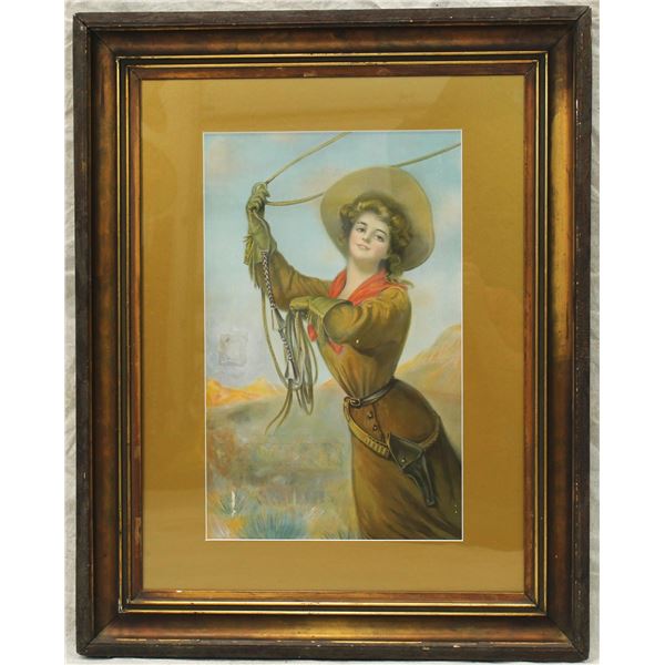 Ramleh Cigarette Advertising Lithograph