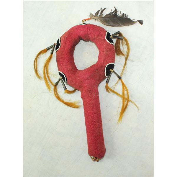 Crow Ceremonial Medicine Rattle