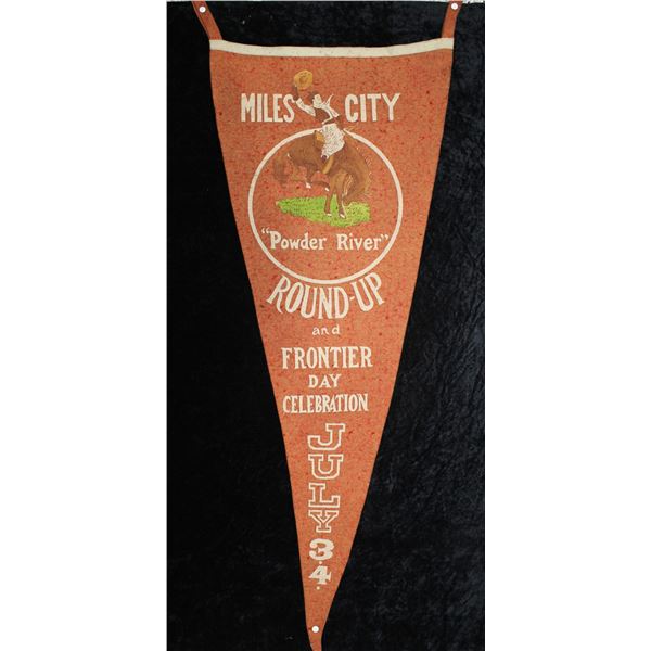 Miles City Round-Up Pennant