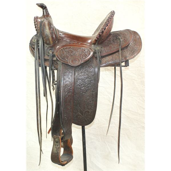 Davis and Sons Tooled Saddle