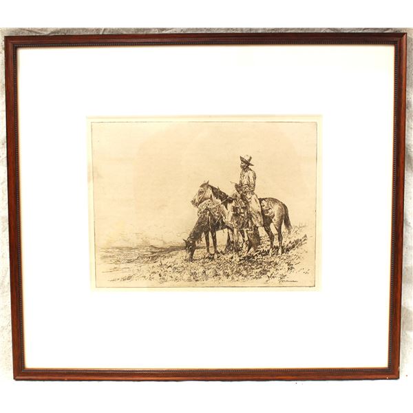 Edward Borein Etching
