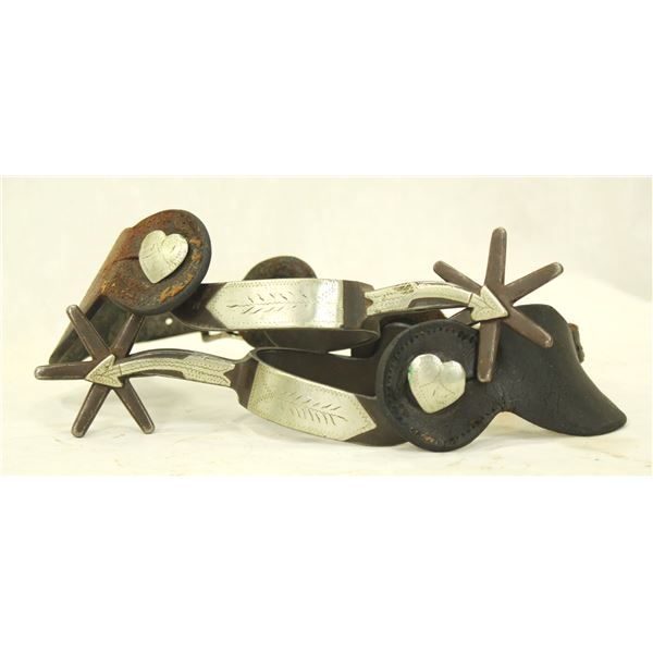 Crockett Silver Spurs