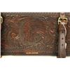 Image 4 : Outstanding Carved Leather Rifle Case