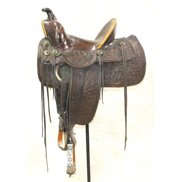 R.J. Andrew Tooled Saddle