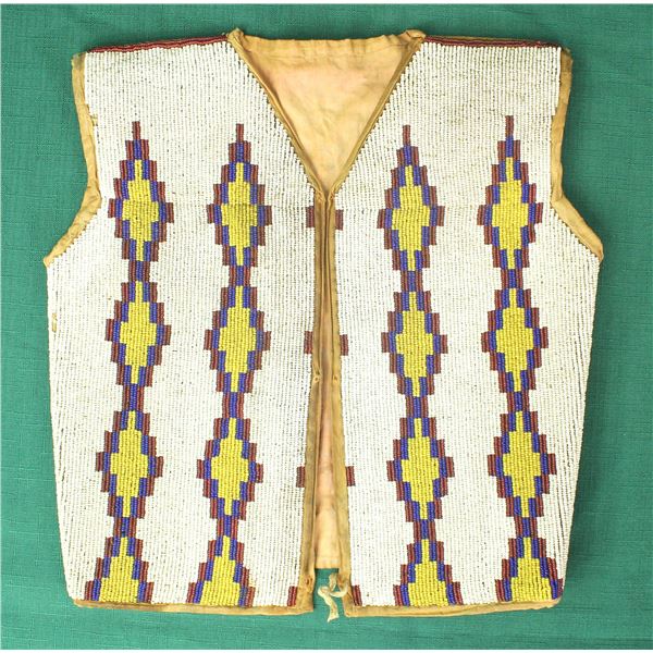 Northern Plains Beaded Childs Vest