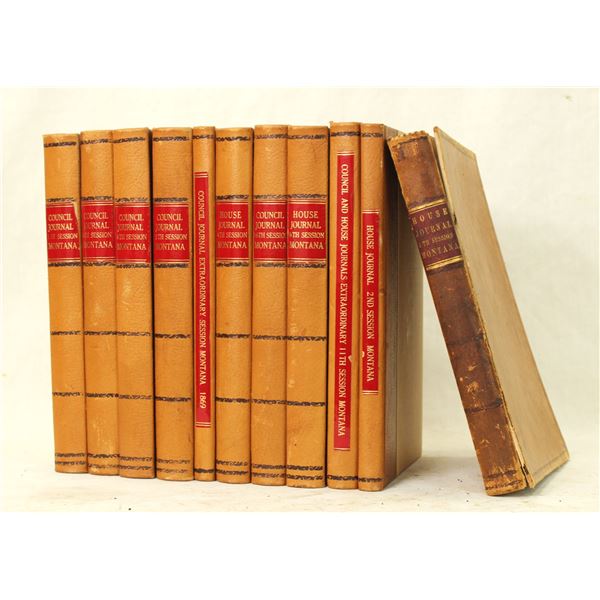 Set of Montana 1869 Legislative Law Books