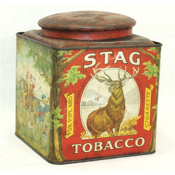 Stag Tobacco Tin