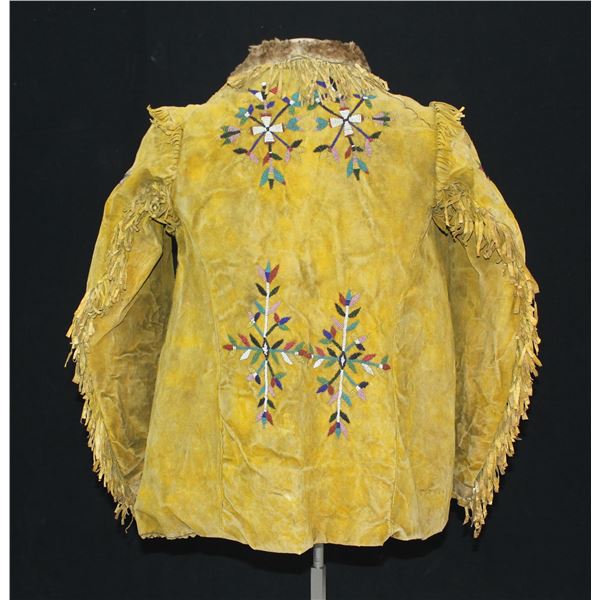Cree Beaded Buckskin Jacket