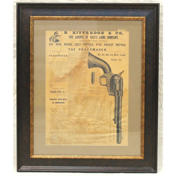 1875 Colt Broadside Advertisement