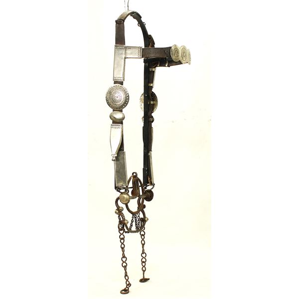 Navajo Silver Bridle