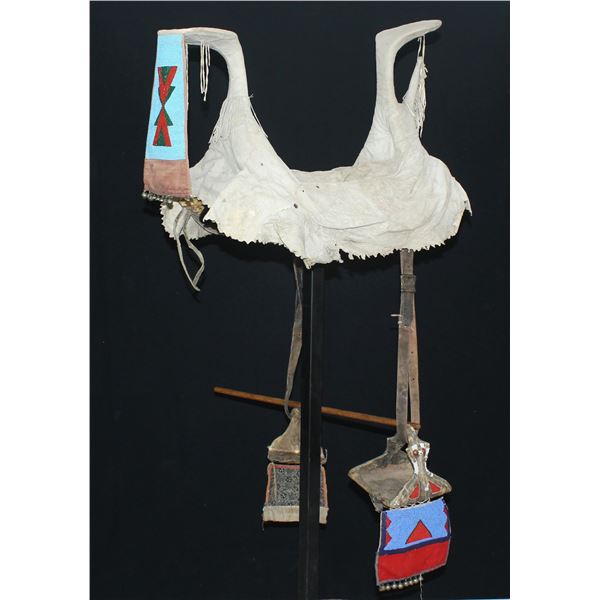 Crow Indian Beaded Saddle