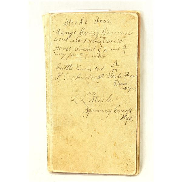 1885 Wyoming Brand Book