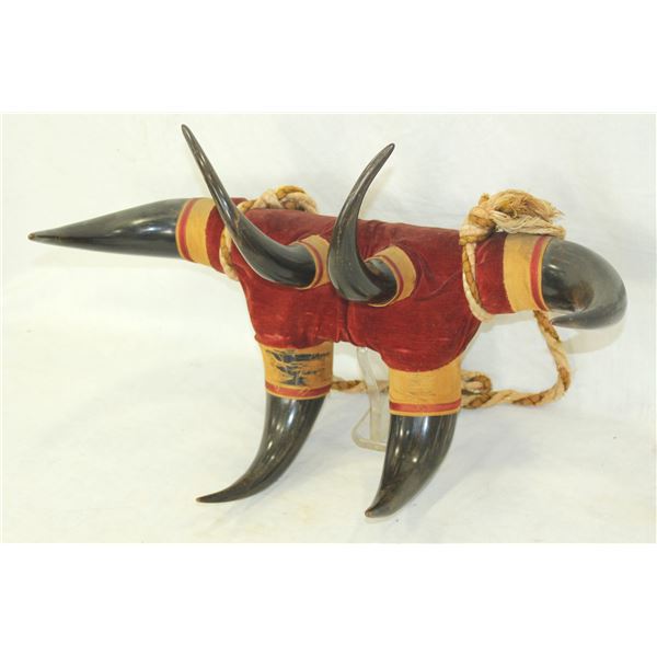 Buffalo Horn Hat Rack