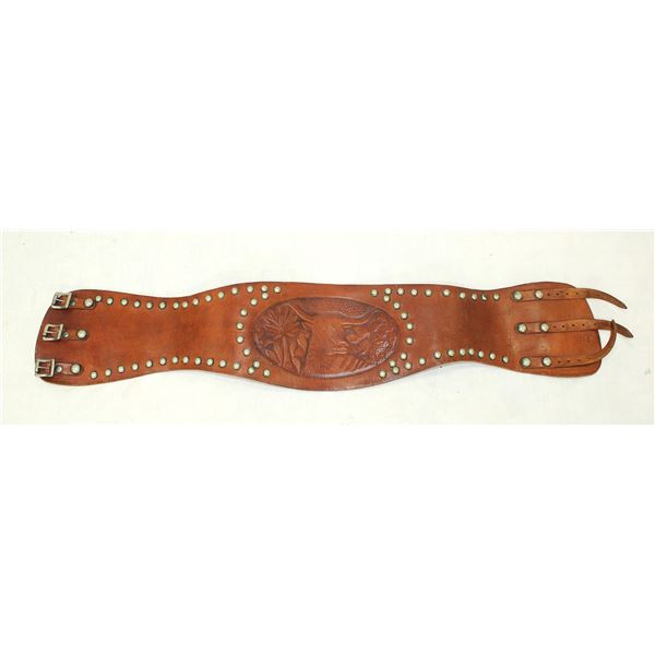 C.P. Shipley Studded Bronc Belt