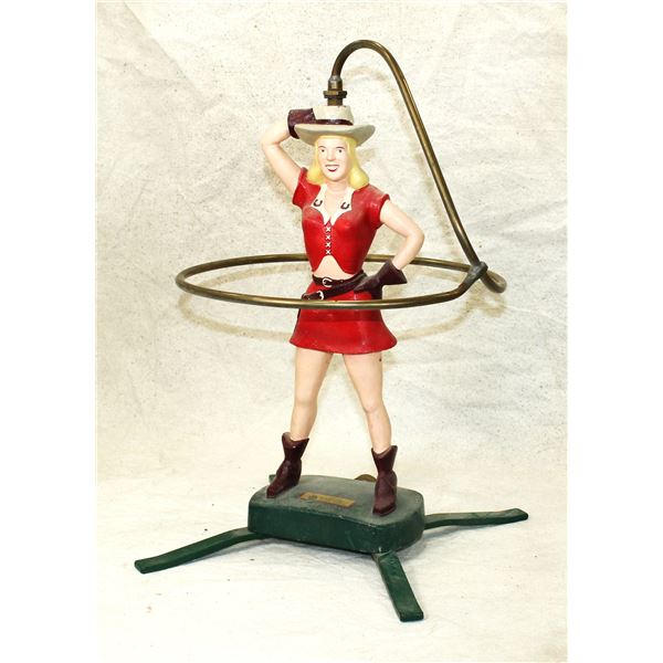 Cowgirl Lawn Sprinkler