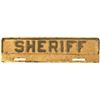Image 1 : Sheriff's License Plate