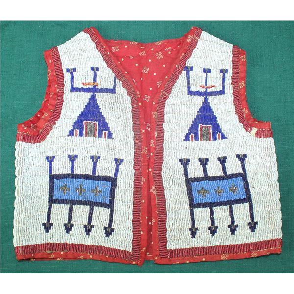 Sioux Childs Beaded Vest