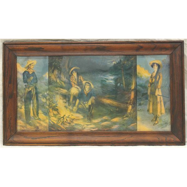 Popular Western Framed Print