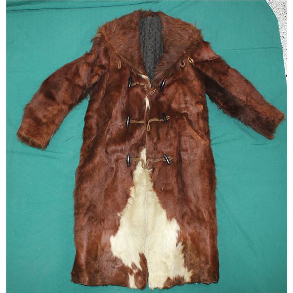 Cowhide Frontier Long Coat