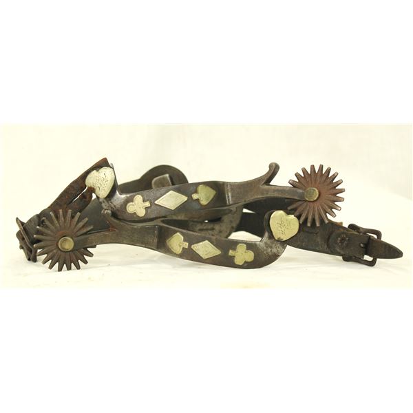 K.B & P Silver Spurs