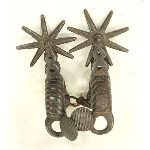Huge Mexican Iron Spurs