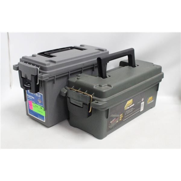 2 AMMO BOXES