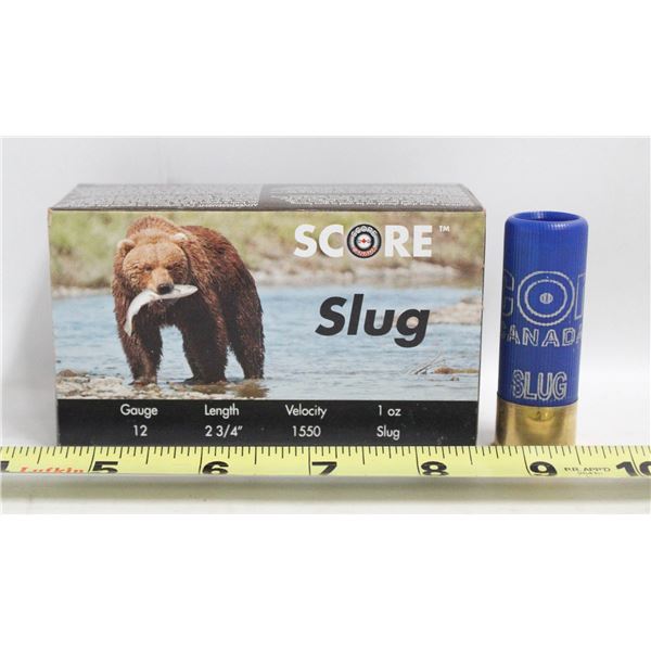 10 SCORE 12 GUAGE 2 3/4" 1 0Z SHOTGUN SLUGS