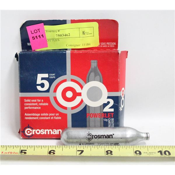 5 CO2 BOTTLES
