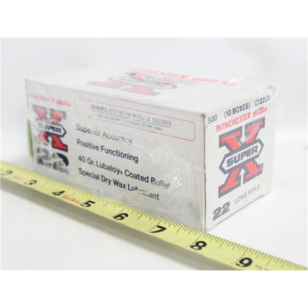500 WINCHESTER SUPER X .22 LR CARTRIDGES