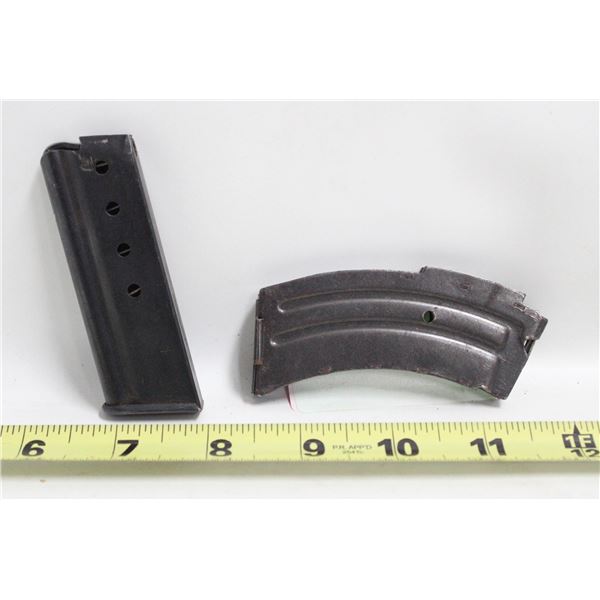 2 UNKNOWN .22 LR MAGAZINES