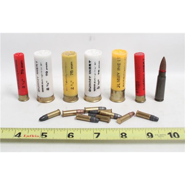 LOT OF ASSORTED SLUGS/ ROUNDS VARIOUS GA
