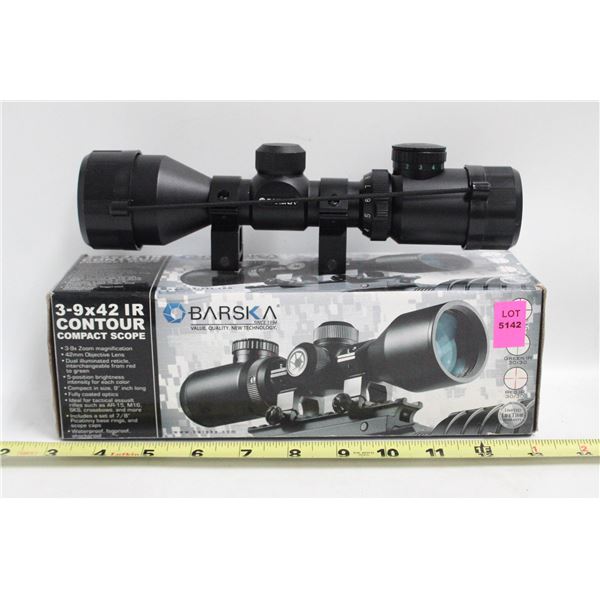 BARSKA 3-9X42 IR CONTOUR COMPACT SCOPE