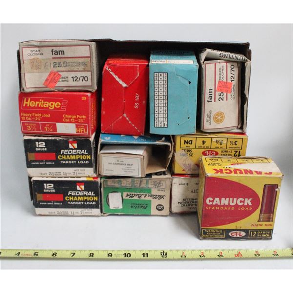 13 COLLECTOR AMMO BOX'S