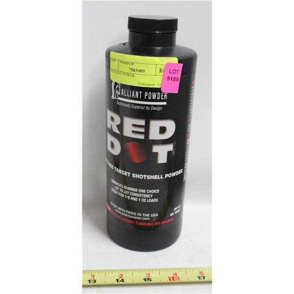 RED DOT POWER HALF EMPTY